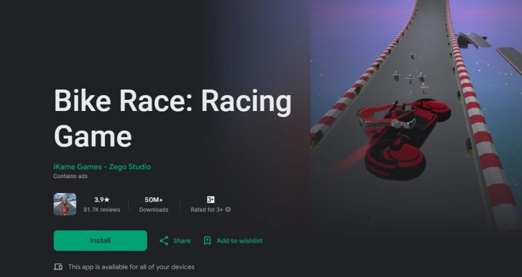 Bike Race: Racing Game Playstore Image