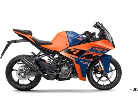 KTM RC 125 Blue and Orange