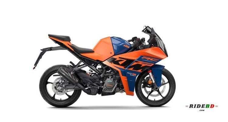 KTM RC 125 Blue and Orange