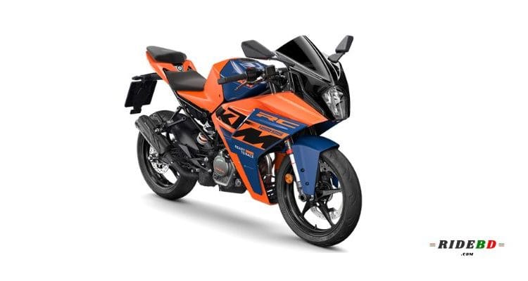 KTM RC 125 Blue and Orange