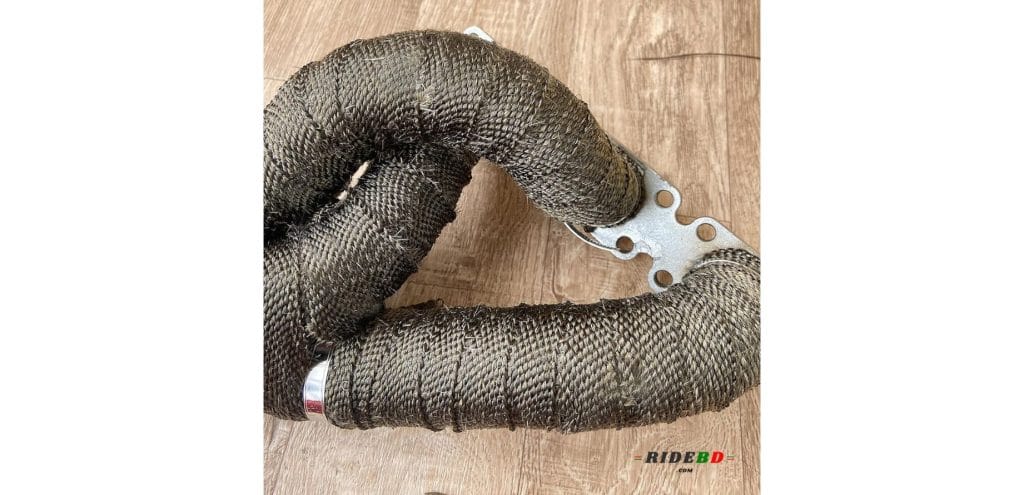 how exhaust heat wrap works
