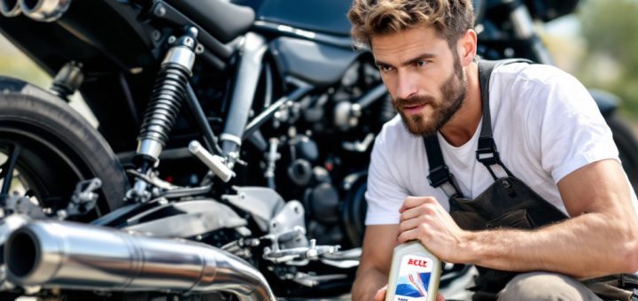 how to change motorcycle engine oil